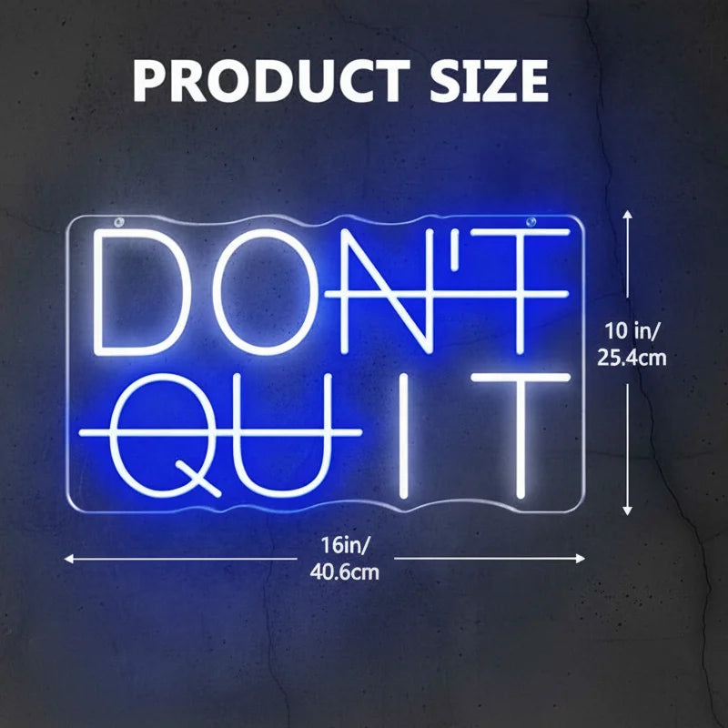 Neon Sign Acrylic LED IP67 Rated for Office Wall Decoration 12V/24V/120V/240V