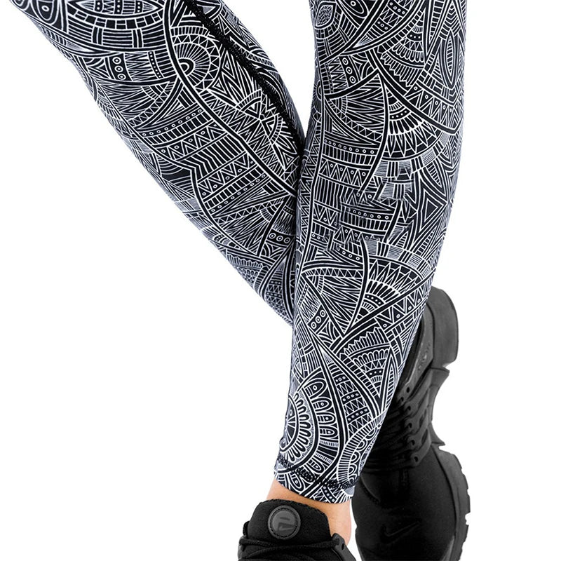High Waist Mid-Calf Thermal Fleece Breathable Lined Warm Winter Stretchable Soft Fabric