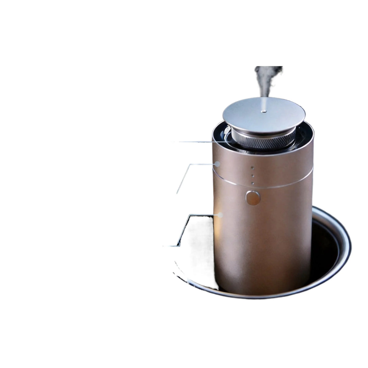 Car-Mounted Aroma Diffuser with Intelligent Sensor, Automatically Turns on and Off