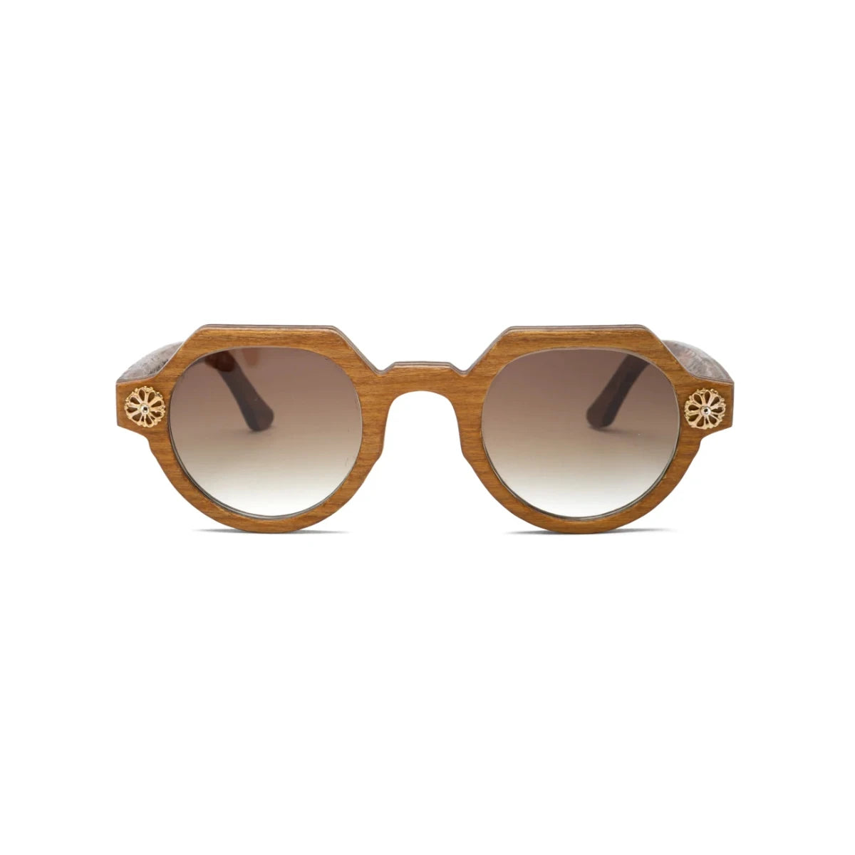 Polarized Zebra Wood Sunglasses Unisex Eco-Friendly Handmade Luxury Modern Design Acrylic