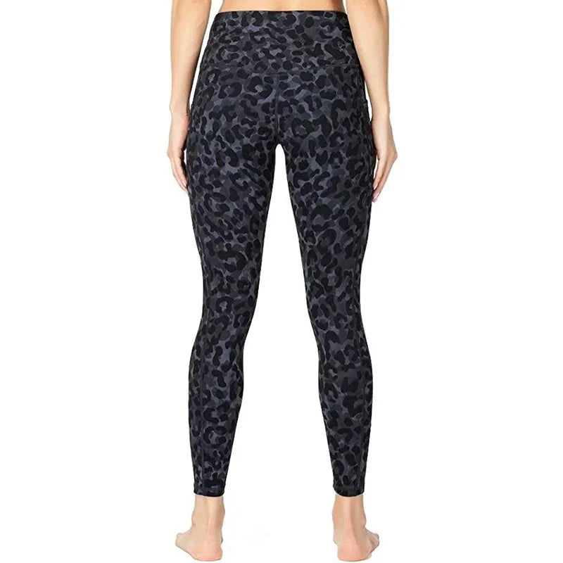 High Waist Mid-Calf Thermal Fleece Breathable Lined Warm Winter Stretchable Soft Fabric