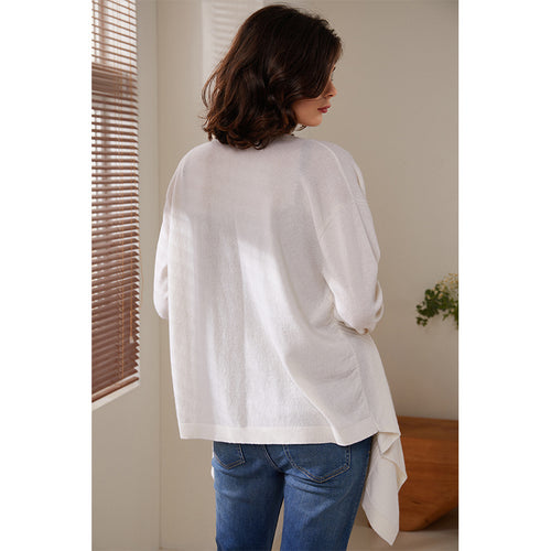 Autumn Wool Shawl Cardigan Sweater for Women