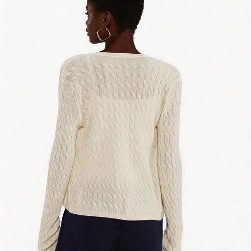 Slimming Wool Knitted Cardigan for Women All Season Use