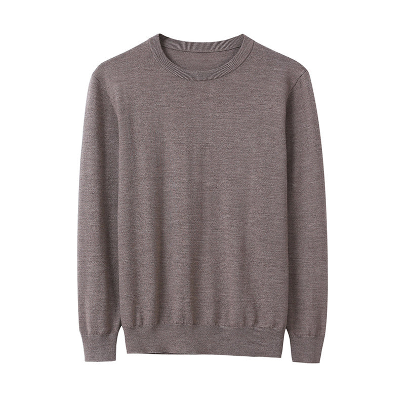 Most- Men Merino Wool Crew Neck Classic Pullover Sweater