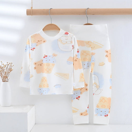 Bear & Dessert Print Kids' Loungewear