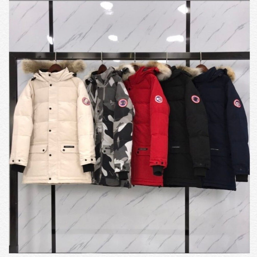 Winter Outdoor Warm Casual Puffer Jacket Men's Stand Collar Down