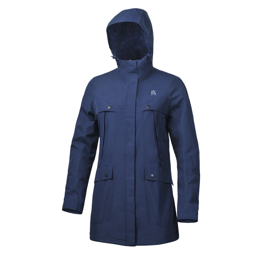 Winter Women's Parkas Coats Hooded Raincoat Waterproof Breathable