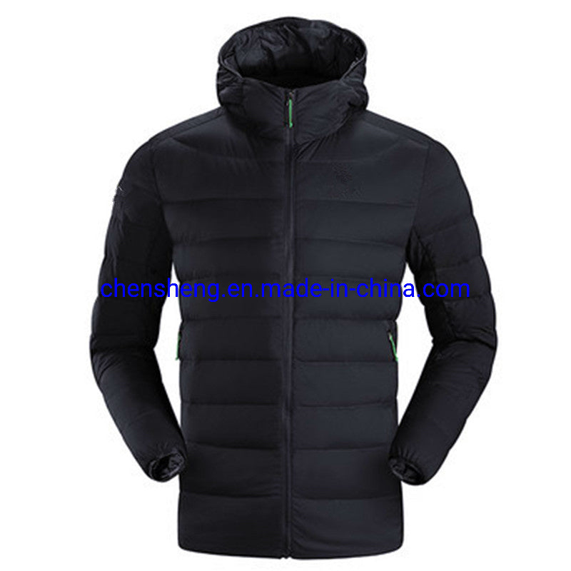 Men and Women Unisex Ski Plain Bomber Winter Light Down Couple Jacket
