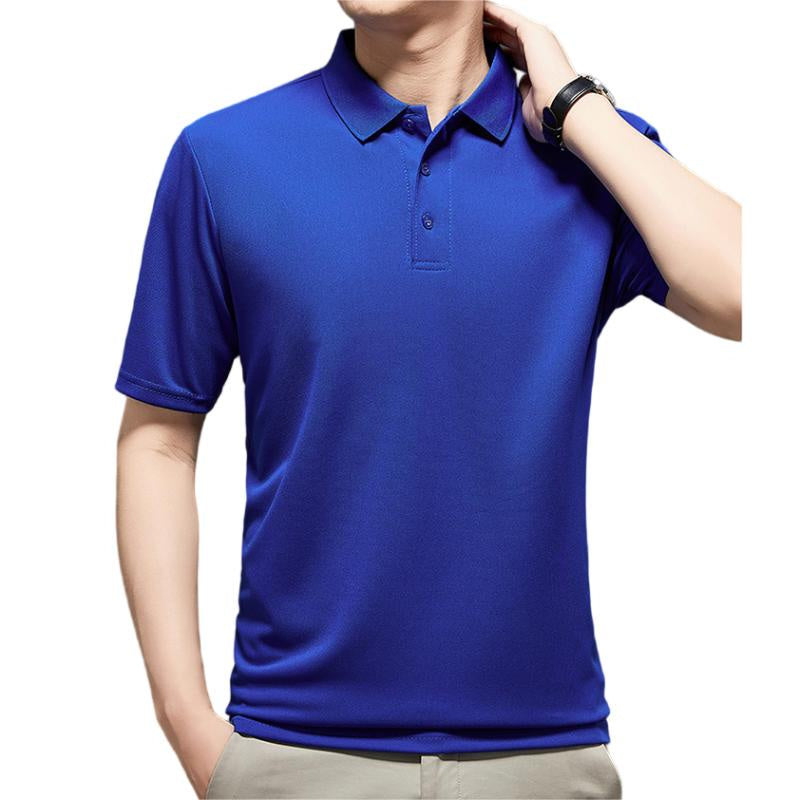 220-Gram Pique Cotton, with Good Air Permeability, Men's Summer Shirt