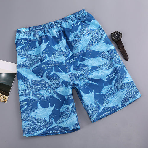 Bermuda Shorts Linen Summer Beach Design Graphic Baggy Men's