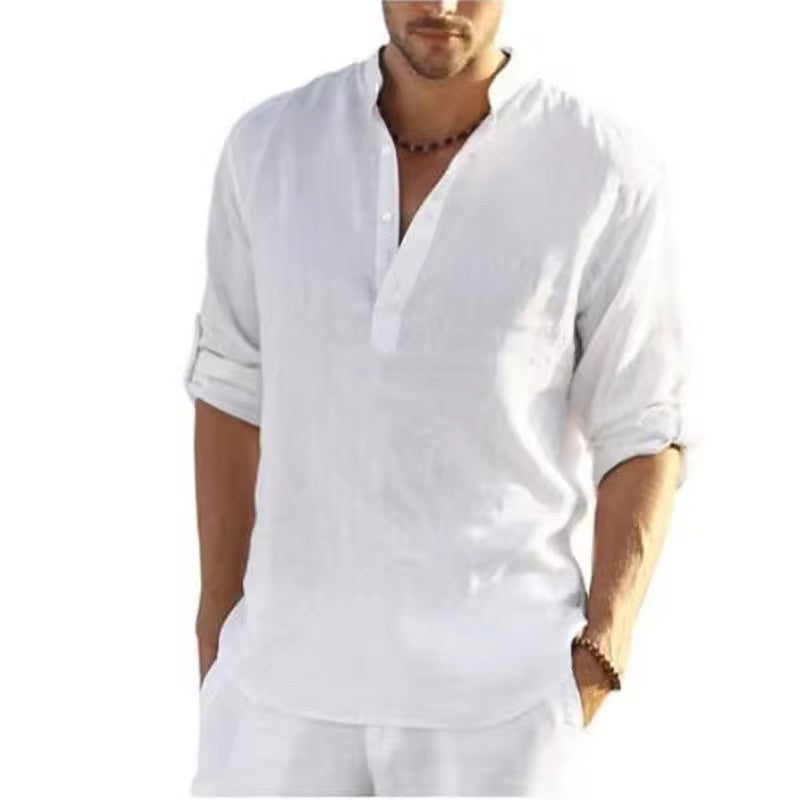 Promotional Cotton Casual Male Breathable Long Sleeve Sports Men Polo