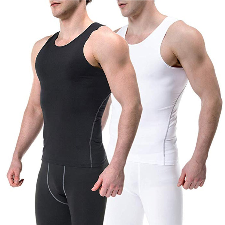 Male Sportswear Sleeveless T-Shirt Muscle Man Gym Fitness Vest Tank Top