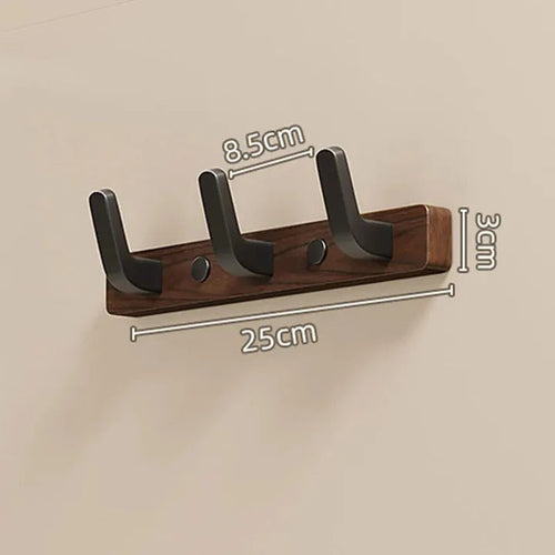 Decorative Wall-Mounted Wood and Metal Coat Organizer