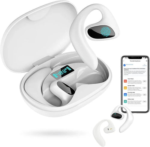 Smart Wireless Translator Earbuds for Travel and Business