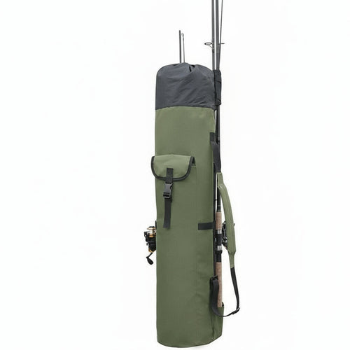 Portable Fishing Gear Bag, Multi-Pocket Rod Storage
