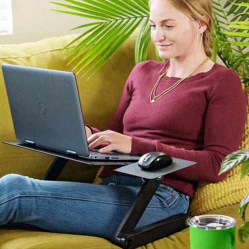 Laptop Stand Desk Mount with Height and Angle Adjustment