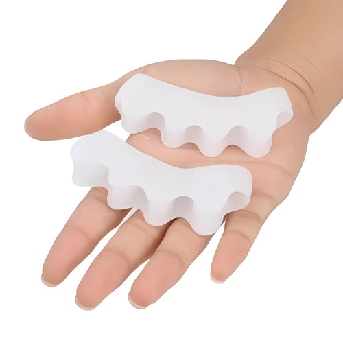 Silicone Hammer Toe Separator Support Brace with Flexible Design