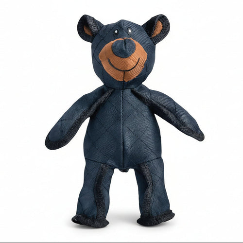 Plush Bear Dog Toy with Squeaker for Indoor Play