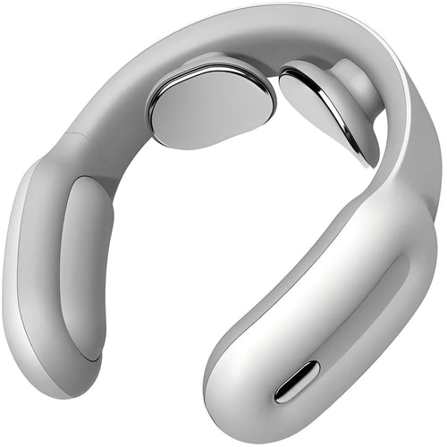 Rechargeable Neck Massager with Heat and Adjustable Pulse Modes