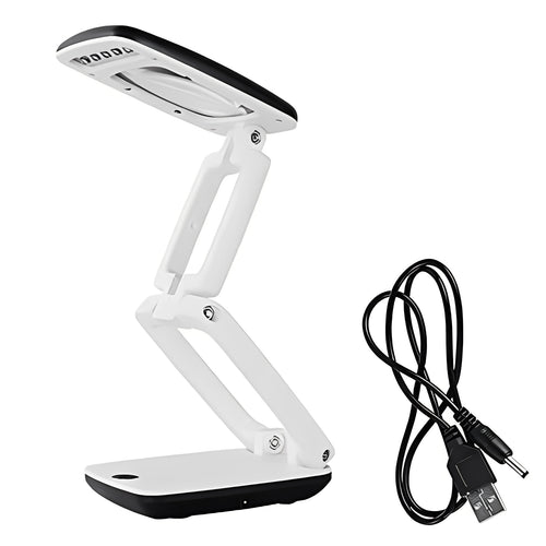 Adjustable Floor Magnifier with Large Viewing Lens and LEDs