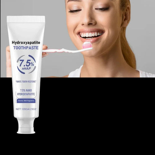 Nano Hydroxyapatite Toothpaste for Low Abrasive Brushing