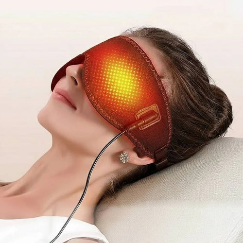 Heated Compress Eye Mask with 3 Temperature Levels for Dry Eyes and Sleep Relief