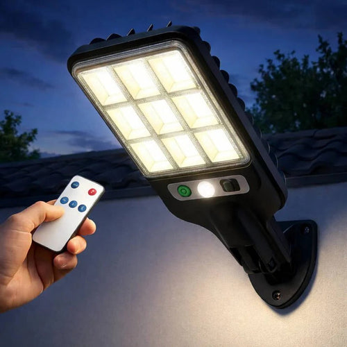 Outdoor Solar Wall Light with Built-In Motion Sensor for Eco-Friendly Illumination
