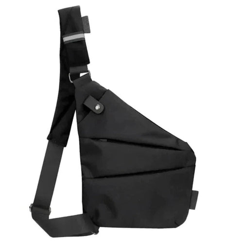Unisex Crossbody Bag with Hidden Zipper and Secure Design