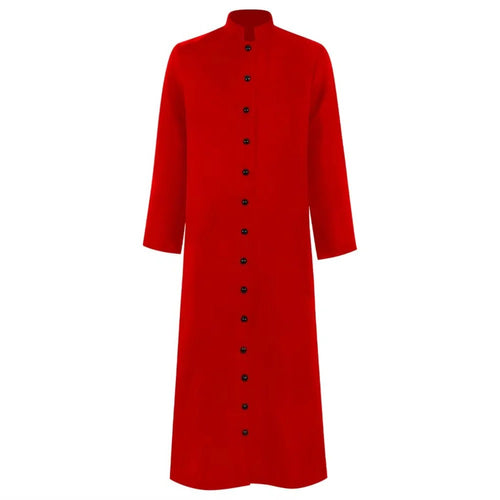 Medieval Flowing Wizard Robe Costume for Cosplay and Stage