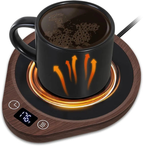 Desktop Coffee Mug Warmer Set and Ceramic Mug