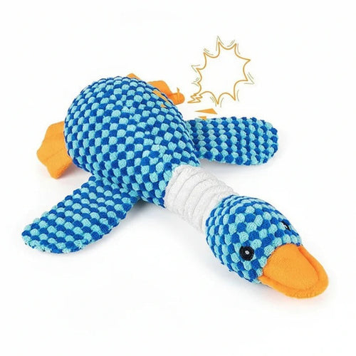 Dog Chew Toy with Plush Material and Built In Squeaker