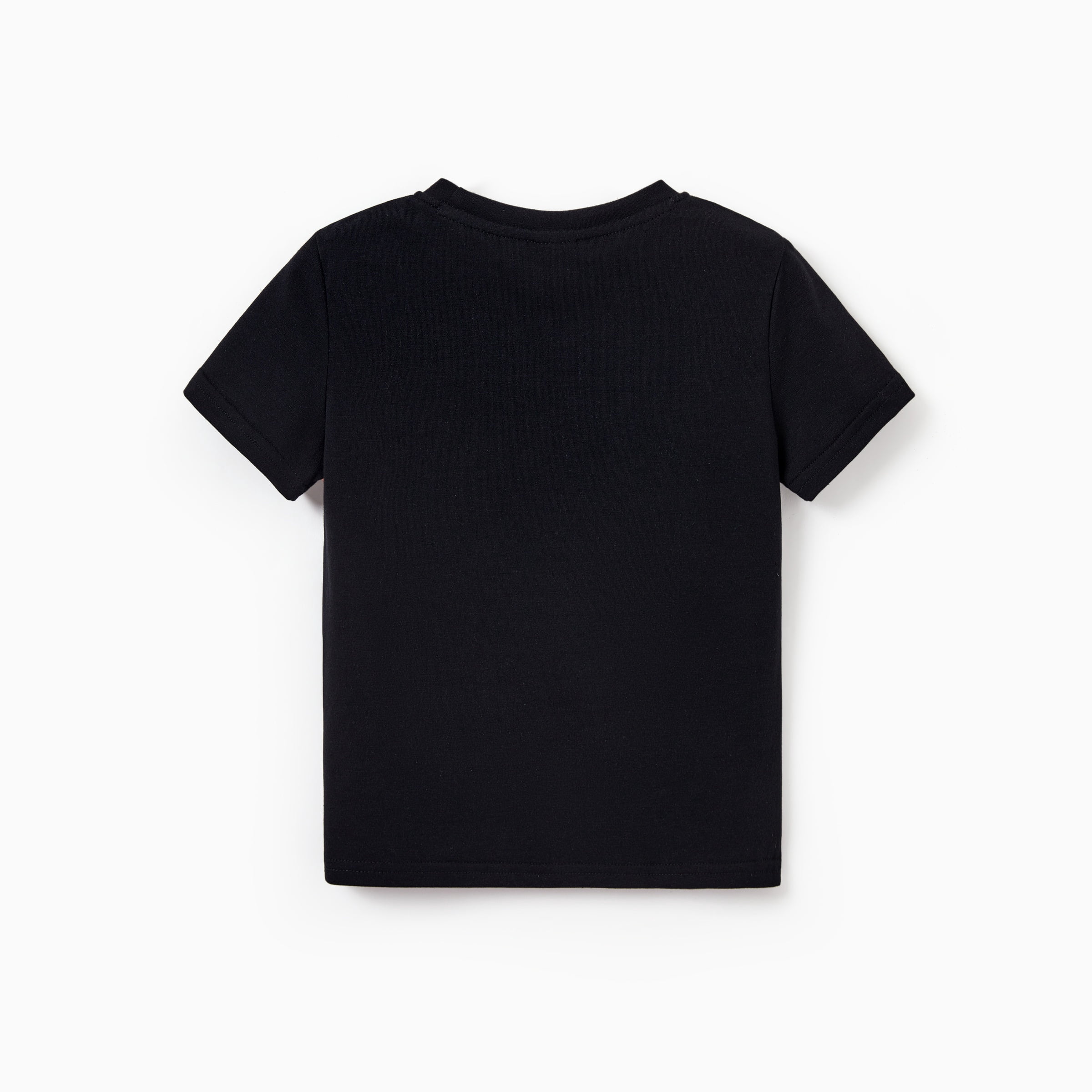 PatPat Boys Graphic Tees Family Matching Outfits Short Sleeve Shirt Casual Tops, Black, Boy 2 Years - Image 4