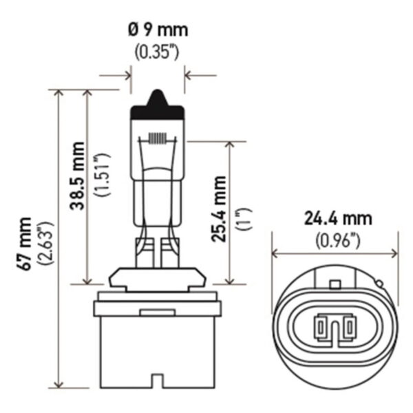 [893]Uncategorized.Hella Bulb 893 12V 37.5W PG13 T3.25