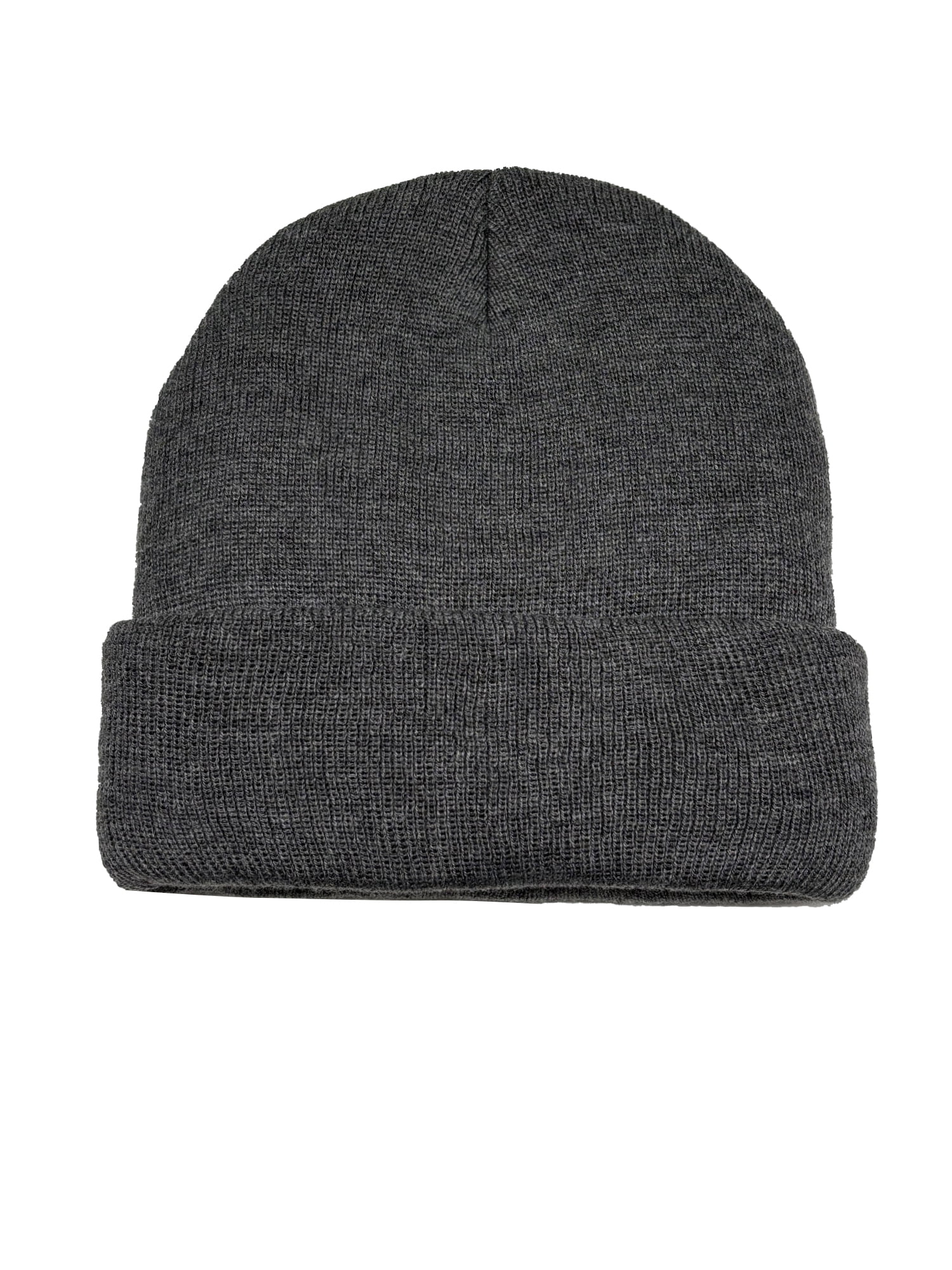 George Men's Arctic Cuff Knit Beanie,Charcoal Grey Heather