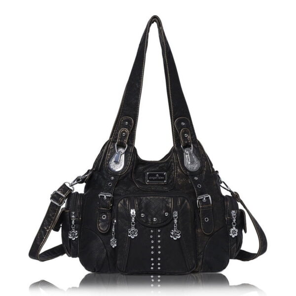 Angel Kiss for Women Large capacity Vegan Leather wallet and Handbags Crossbody Purses Multi pocket shoulder bag
