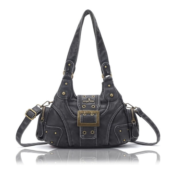 Angelkiss Purse for Women PU Wallet With Adjustable Shoulder Strap Crossbody Bag Single Satchel Handbags Hobo Bag