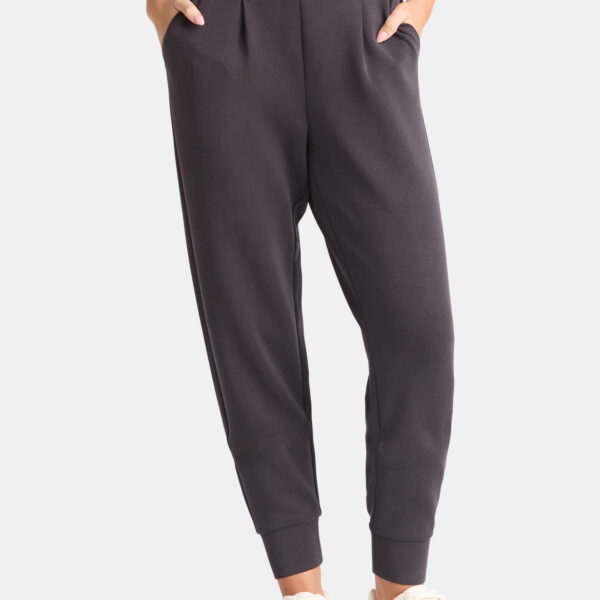 Avia Women's and Women's Plus ScubaKnit Pleat Joggers with Pockets, Size XS-4X