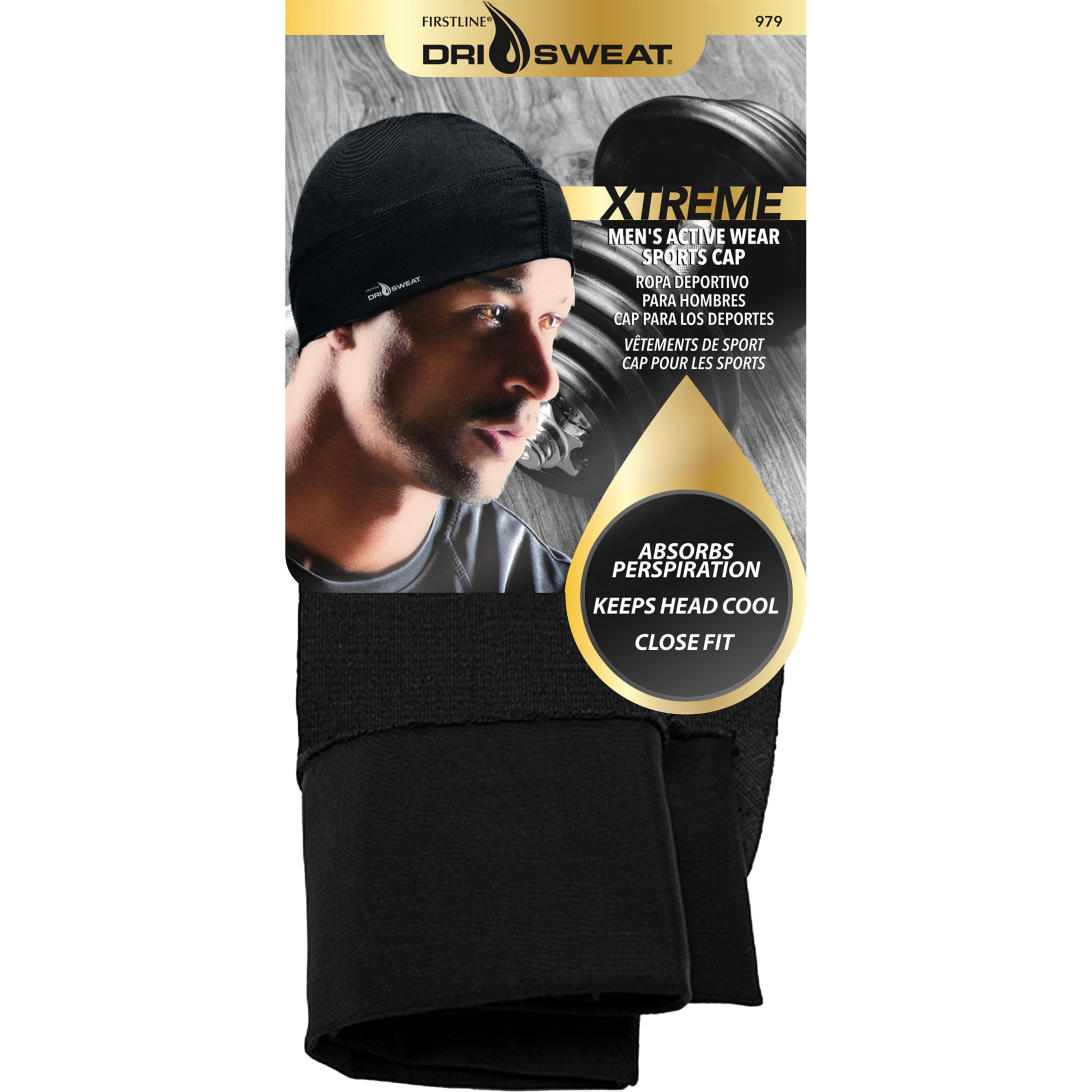 Dri Sweat Xtreme Men's Sports Cap Black