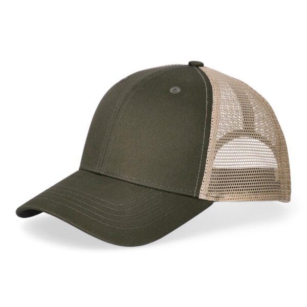 George Men's Cotton Twill Mesh Back Baseball Cap, Olive/Khaki
