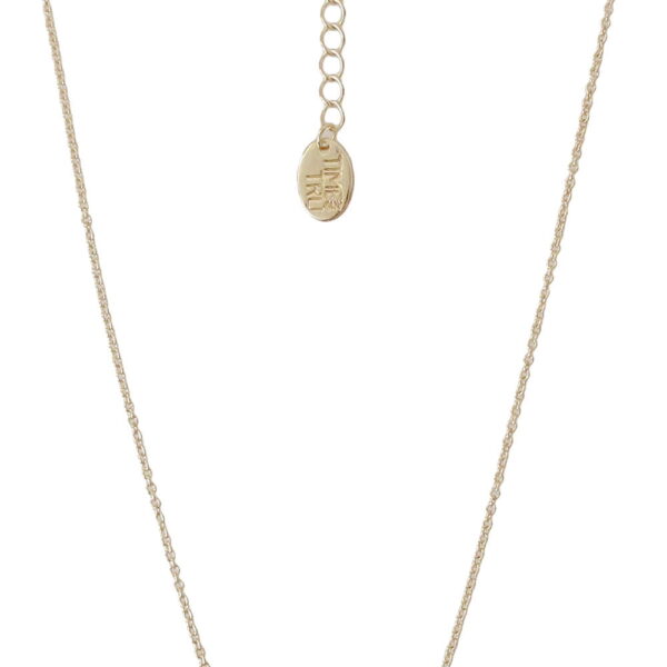 Time and Tru Women's Gold Tone Heart Pendant Necklace 18" with Extender