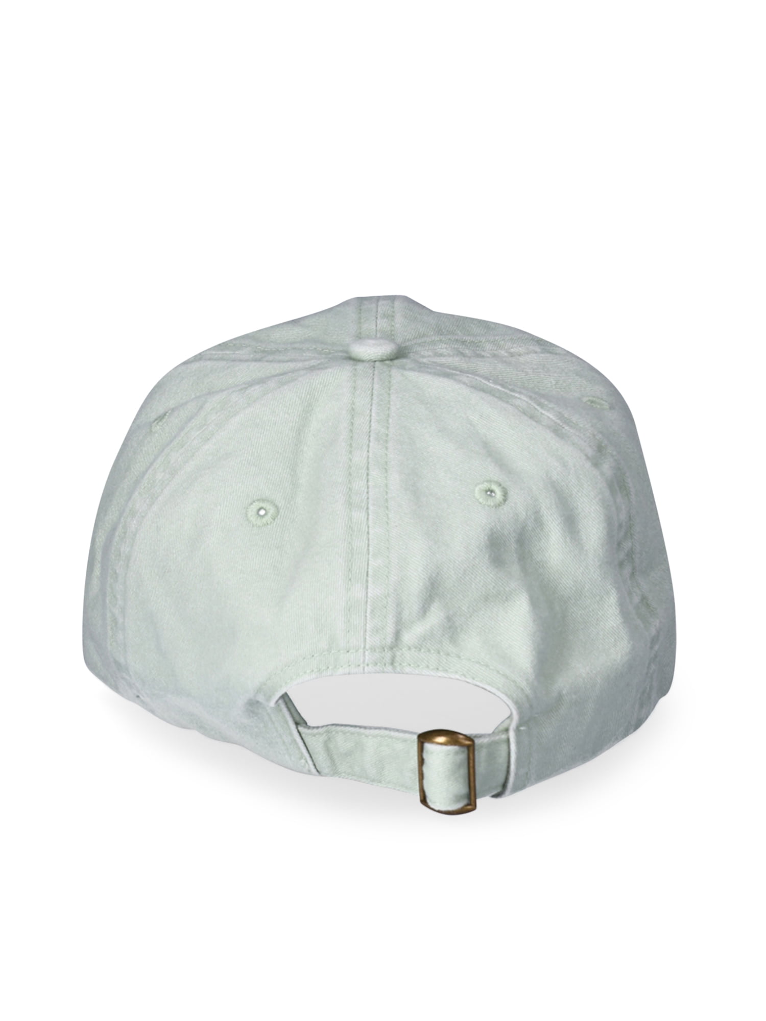 Time and Tru Women's Cotton Twill Mama Baseball Hat, Mint Garden - Image 3