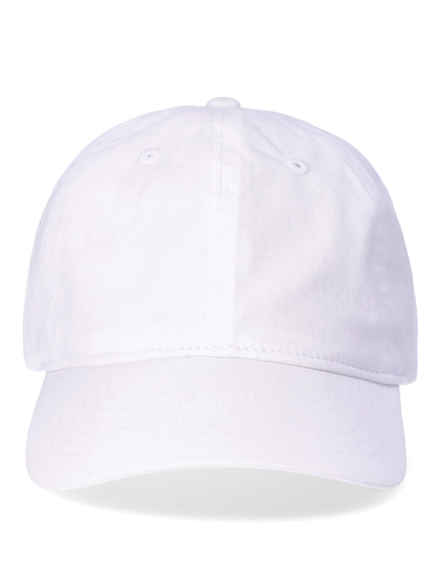 George Men's Solid Cotton Twill Baseball Cap, Arctic White - Image 2
