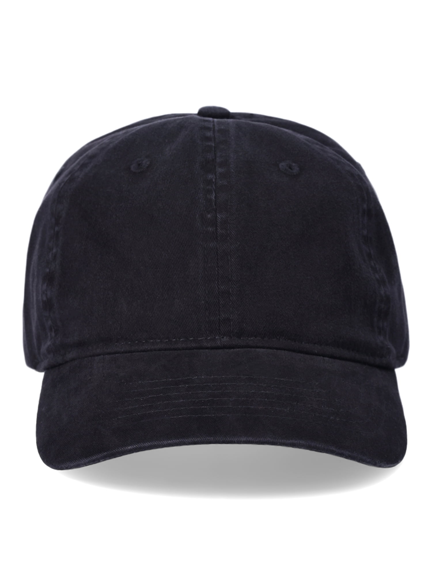 George Men's Solid Cotton Twill Baseball Cap, Black Soot - Image 2