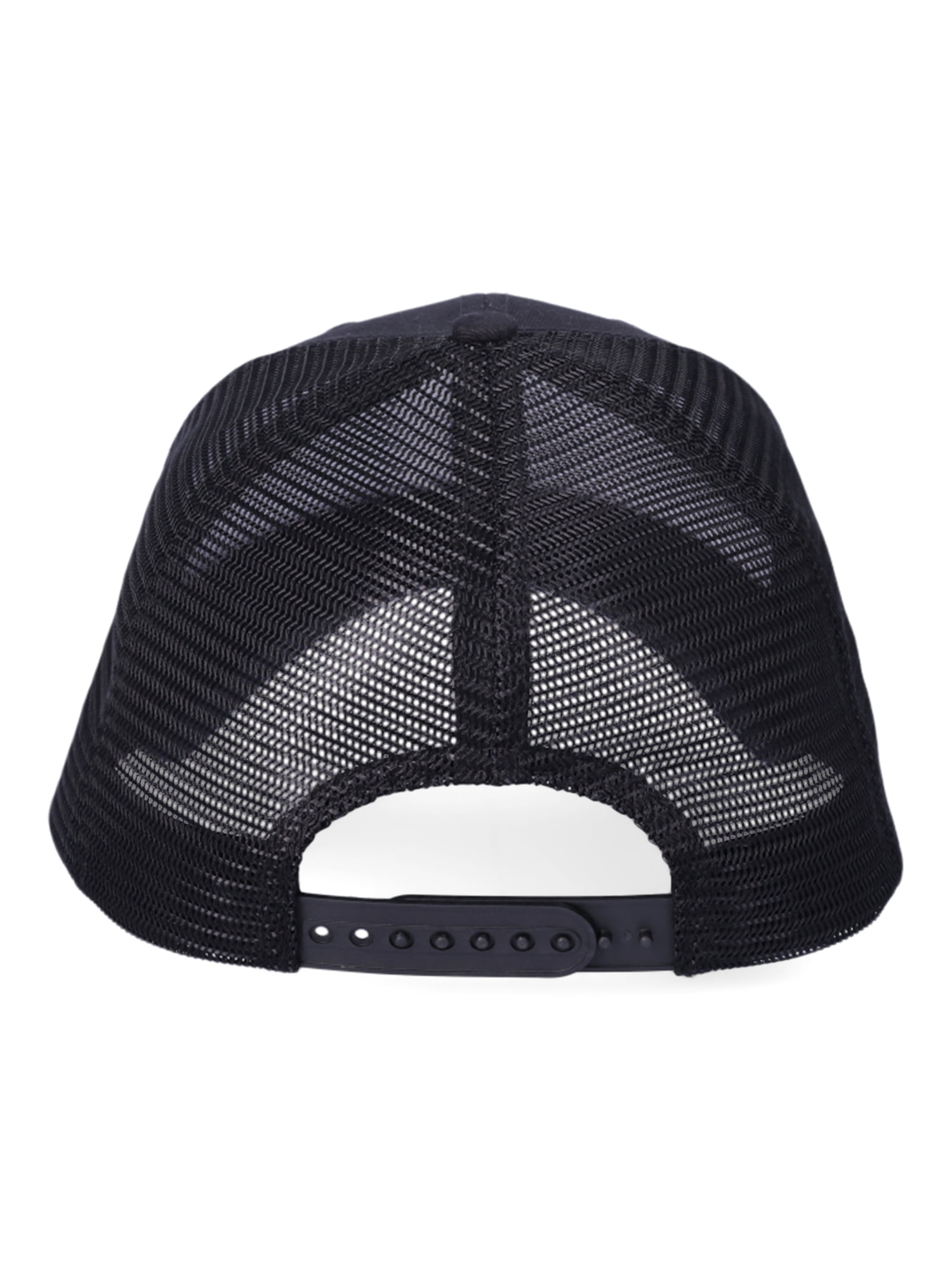 George Men's Cotton Twill Mesh Back Baseball Cap, Black/Black - Image 2