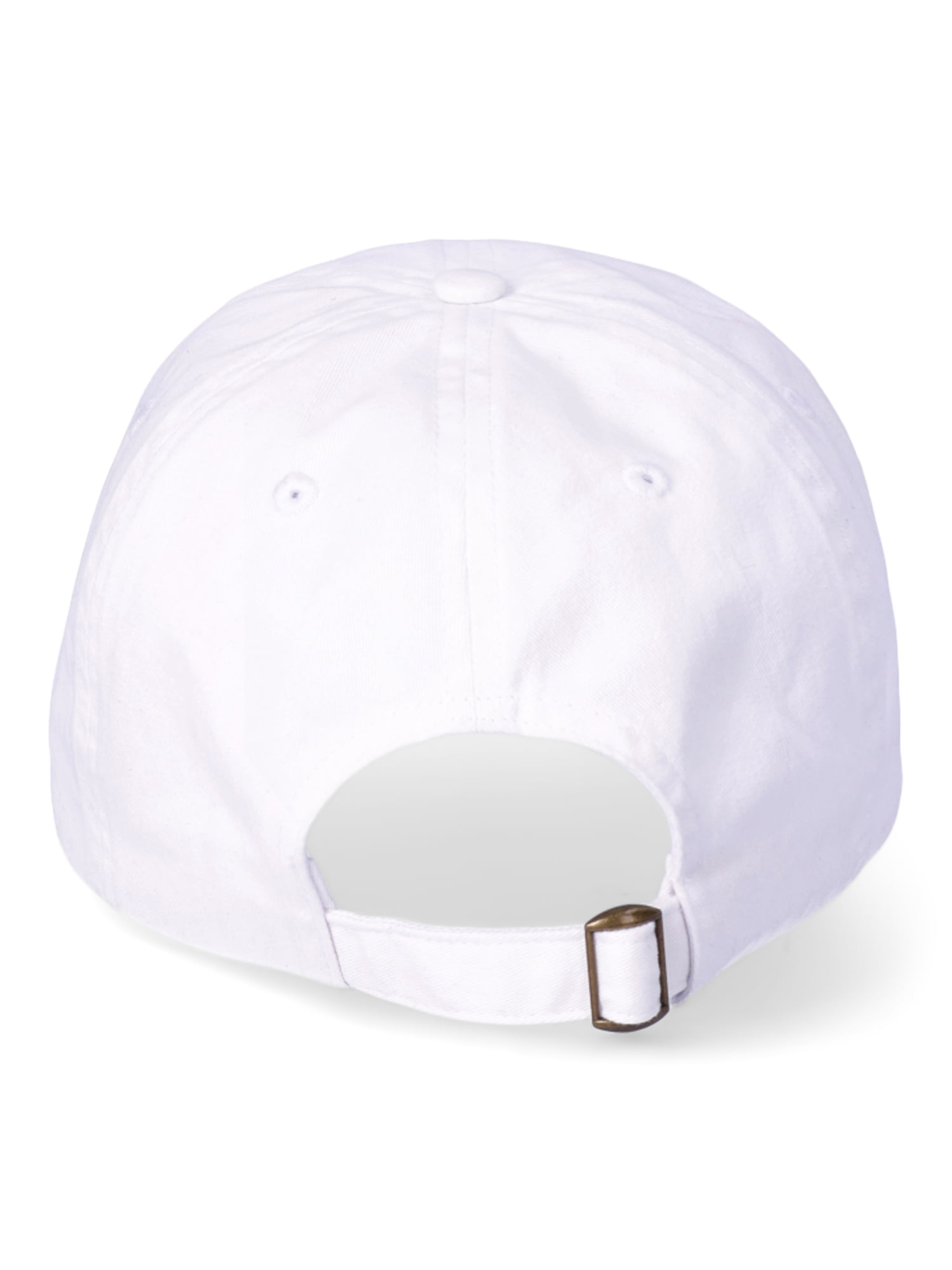 George Men's Solid Cotton Twill Baseball Cap, Arctic White - Image 3