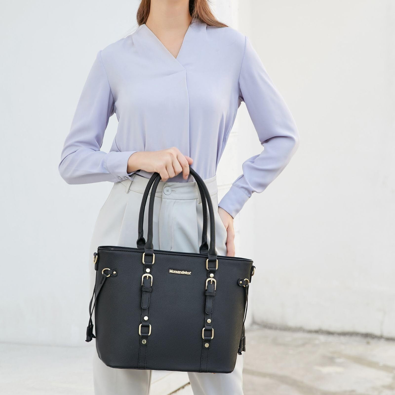 Montana West 3PCS Purses for Women Tote Bag and Wallet Set Shoulder Satchel Handbags - Image 6