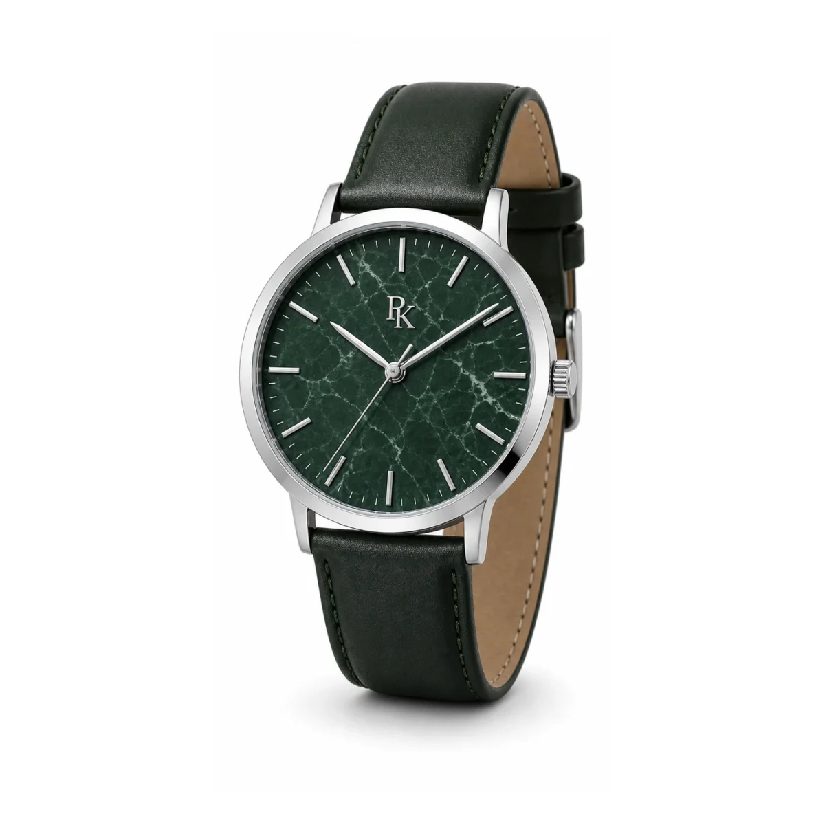rk-atl-40-grn-mrb-macro-dial Royal Kinzy Atelier 40mm Green Marble Watch - Image 6