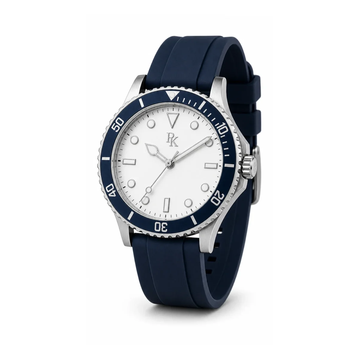 rk-mrn-40-wht-nvy-main Royal Kinzy Mariner 40mm White Navy Sport Watch