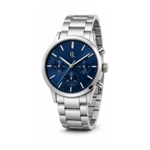 Royal Kinzy Tempo 42mm Blue Steel Chronograph Watch