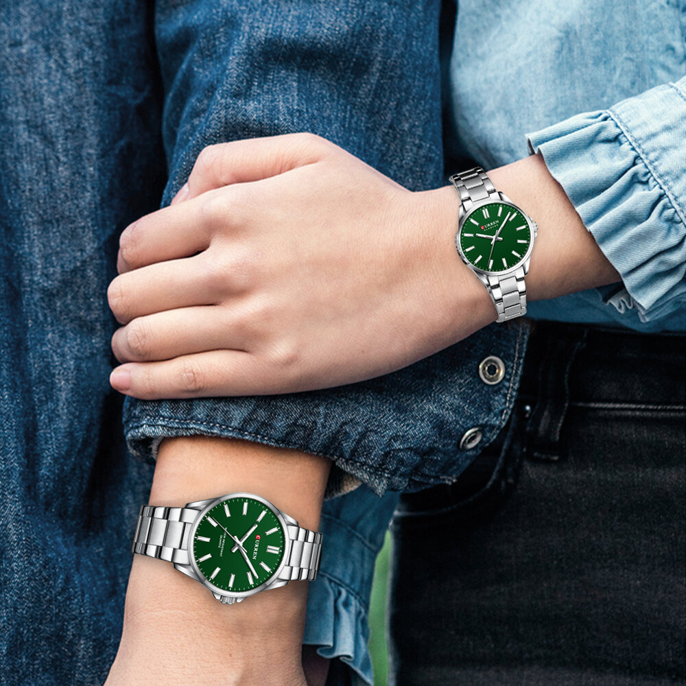 curren fashion brand couple watches for lovers simple classic quartz stainless steel bracelet wristwatches with luminous hands curren fashion brand couple watches for lovers simple classic quartz stainless steel bracelet wristwatches with luminous hands